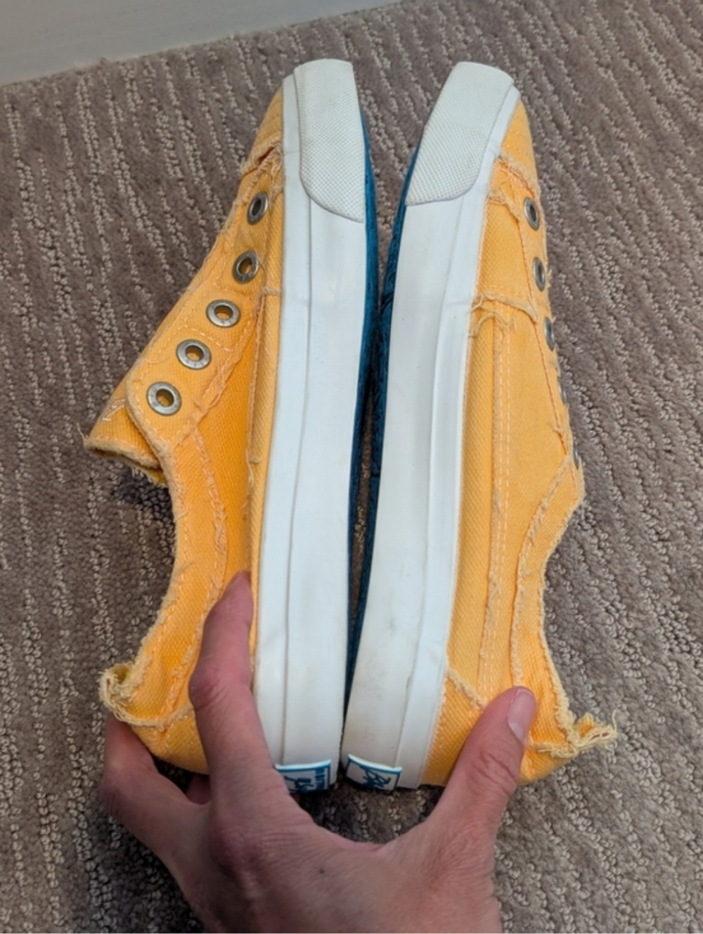 Orange-ish Yellow Blowfish Malibu Shoes - Picture 4 of 10